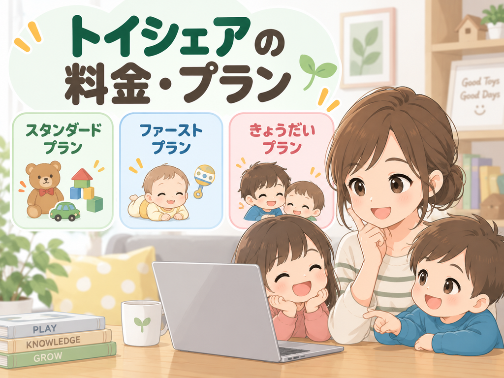 トイシェアの料金・プランアイキャッチ