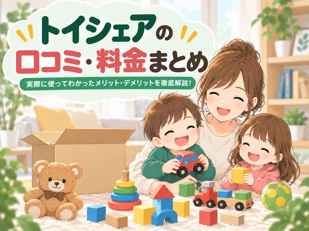 トイシェアの口コミ・料金まとめアイキャッチ