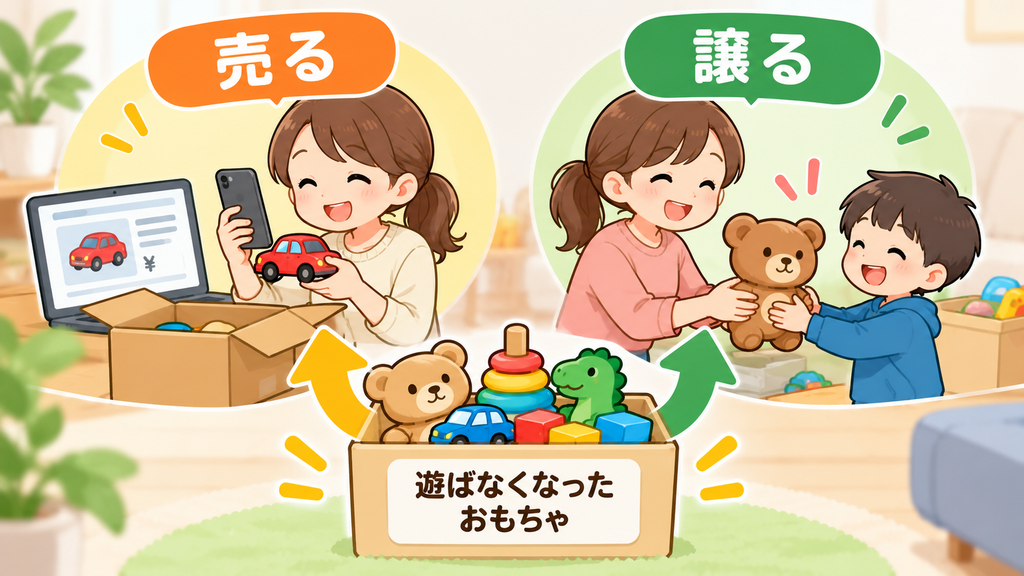 遊ばなくなったおもちゃは売る・譲る解説画像