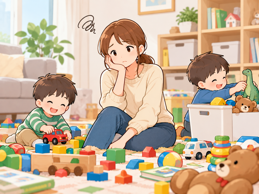 おもちゃを増やしたくないと感じる家庭は多いアイキャッチ画像