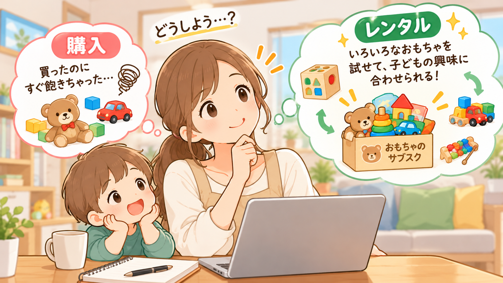 おもちゃにすぐ飽きるなら「買わずに借りる」という選択肢もアイキャッチ