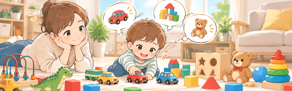 ② 子どもが普段興味を示すものから選ぶイメージ画像